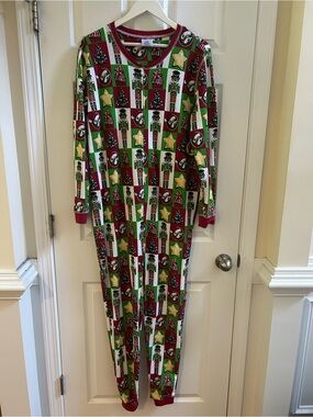 NWT Buc-ee’s Christmas Jumpsuit Adult Thermal Nutcracker Pajama Holiday Size XL